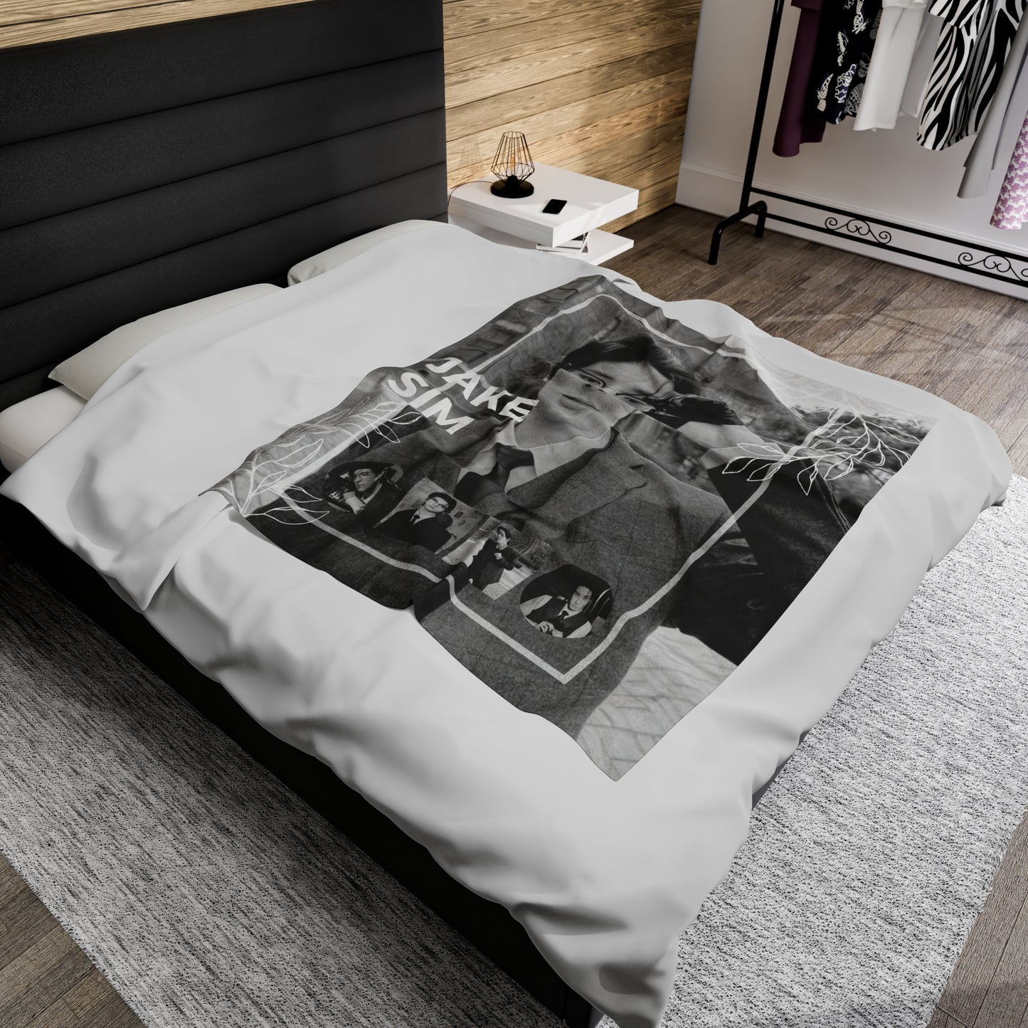 Jake Sim Velveteen Plush Blanket