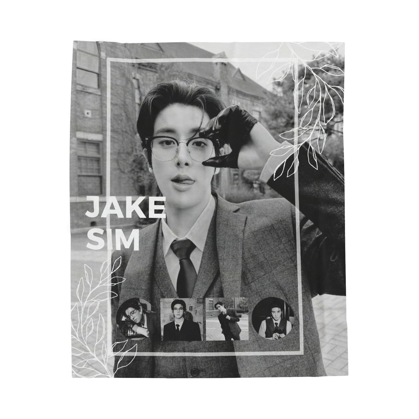 Jake Sim Velveteen Plush Blanket