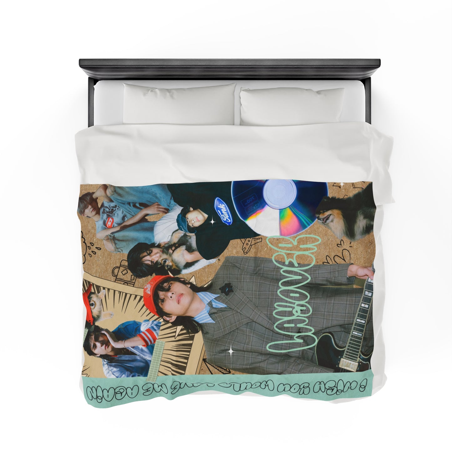 LayoVer Velveteen Plush Blanket | V / Taehyung BTS