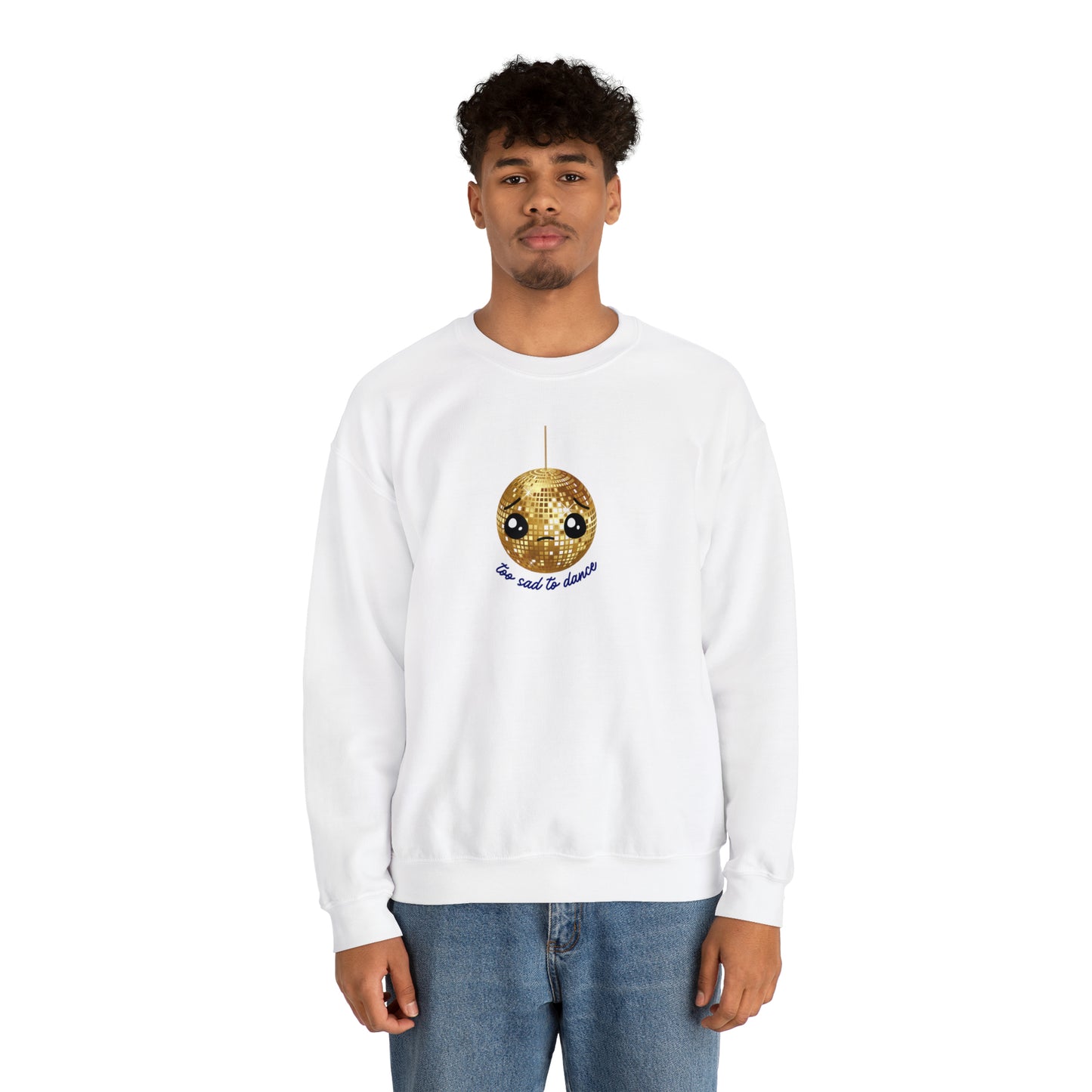 Too Sad To Dance Crewneck | Golden BTS Jungkook