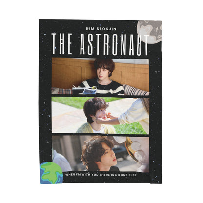 The Astronaut Velveteen Plush Blanket | BTS Jin