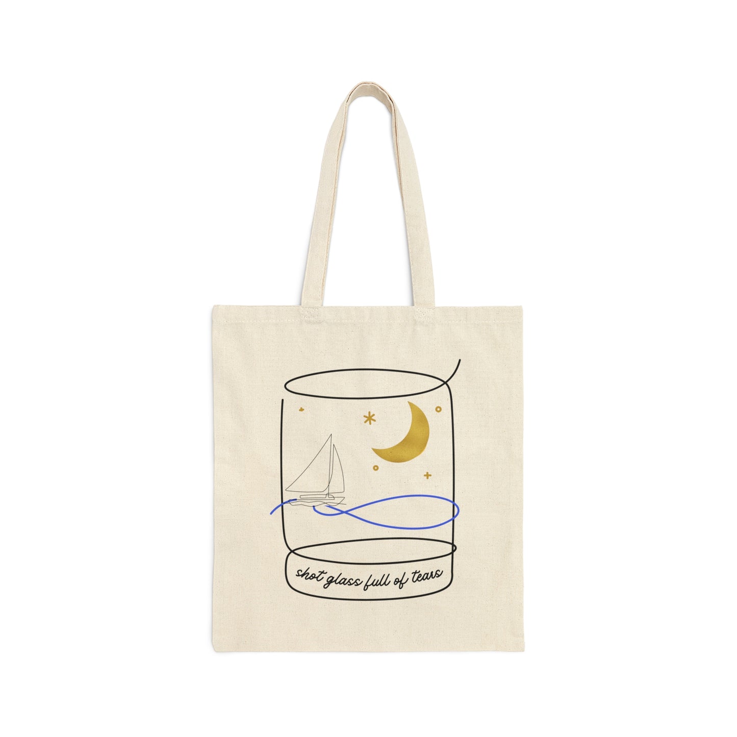 Shot Glass of Tears Tote Bag | Golden BTS Jungkook