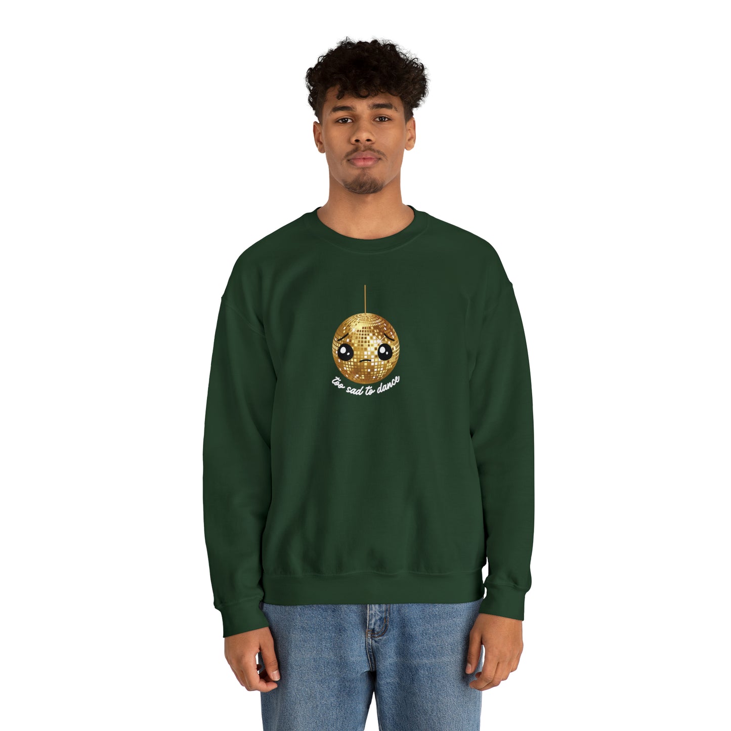 Too Sad To Dance Crewneck | Golden BTS Jungkook