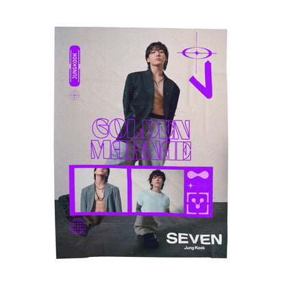 Jungkook Seven Velveteen Plush Blanket