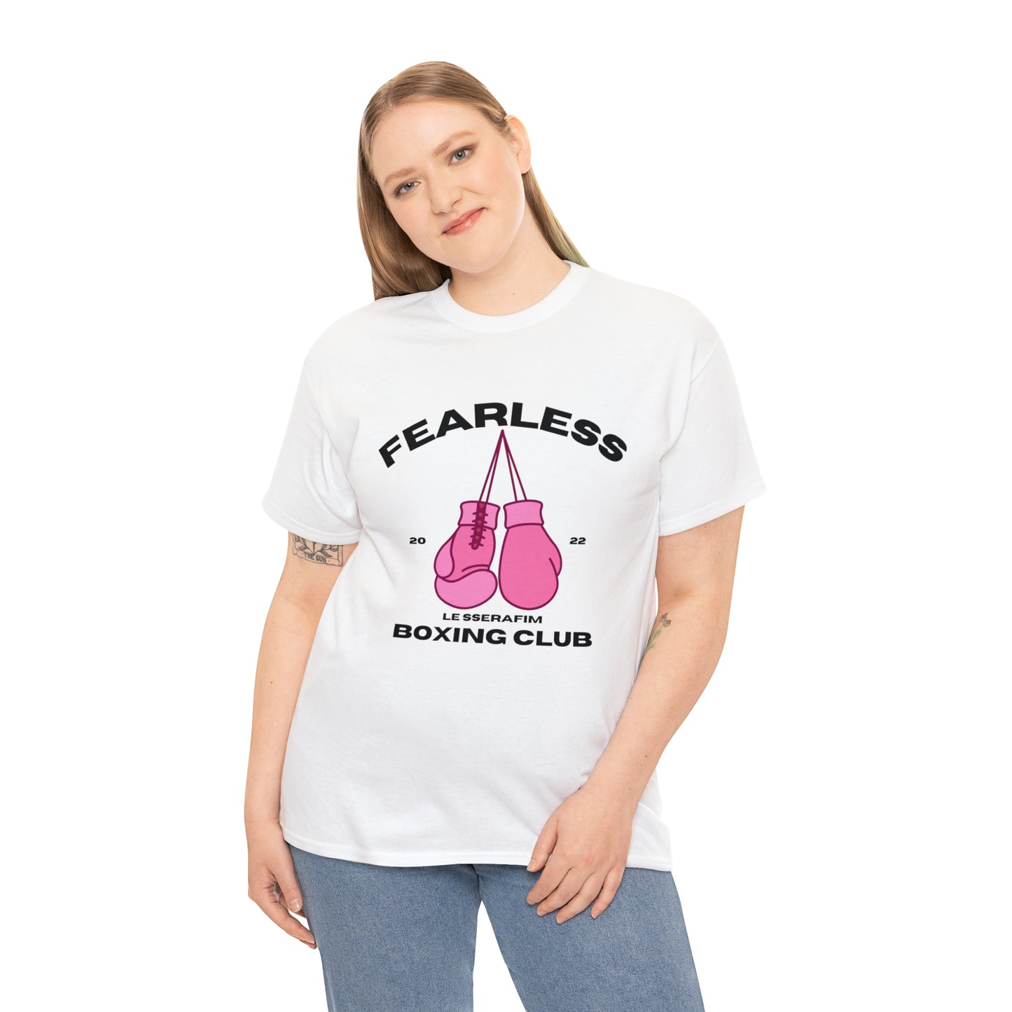 Fearless Boxing Club T-shirt | LESSERAFIM