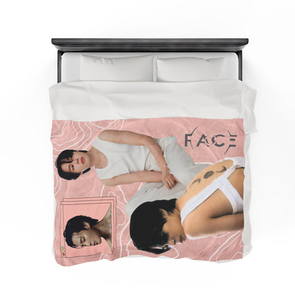 Face Velveteen Plush Blanket | BTS Jimin