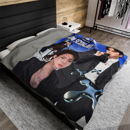 Kim Seokjin BTS Velveteen Plush Blanket