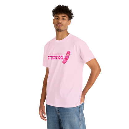 Got Me Looking For Attention (Pink) T-Shirt | New Jeans