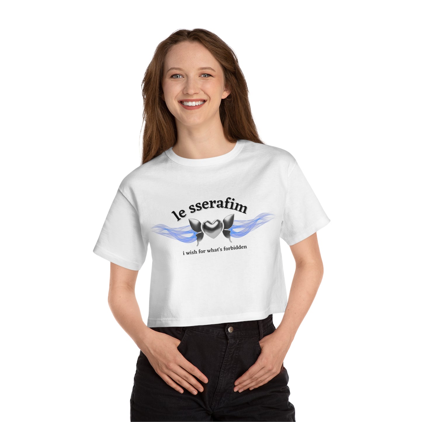 Eve, Psyche and the Bluebeard's Wife Champions Cropped T-Shirt | LESSERAFIM (Premium)