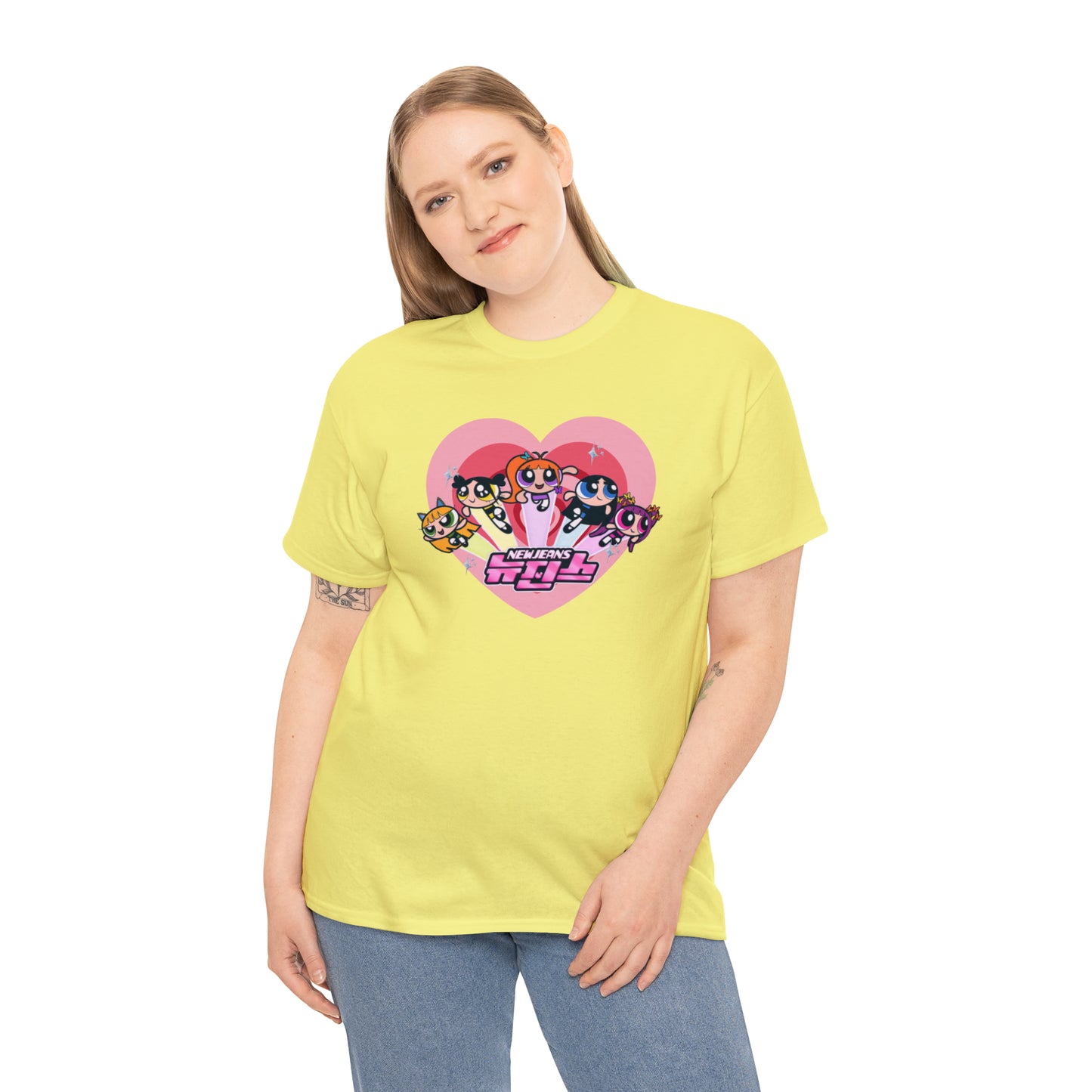 New Jeans X Power Puff Girls T-shirt | New Jeans