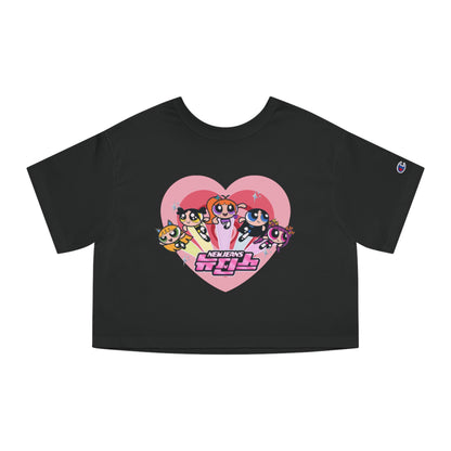 New Jeans X Powerpuff Girls Cropped T-Shirt