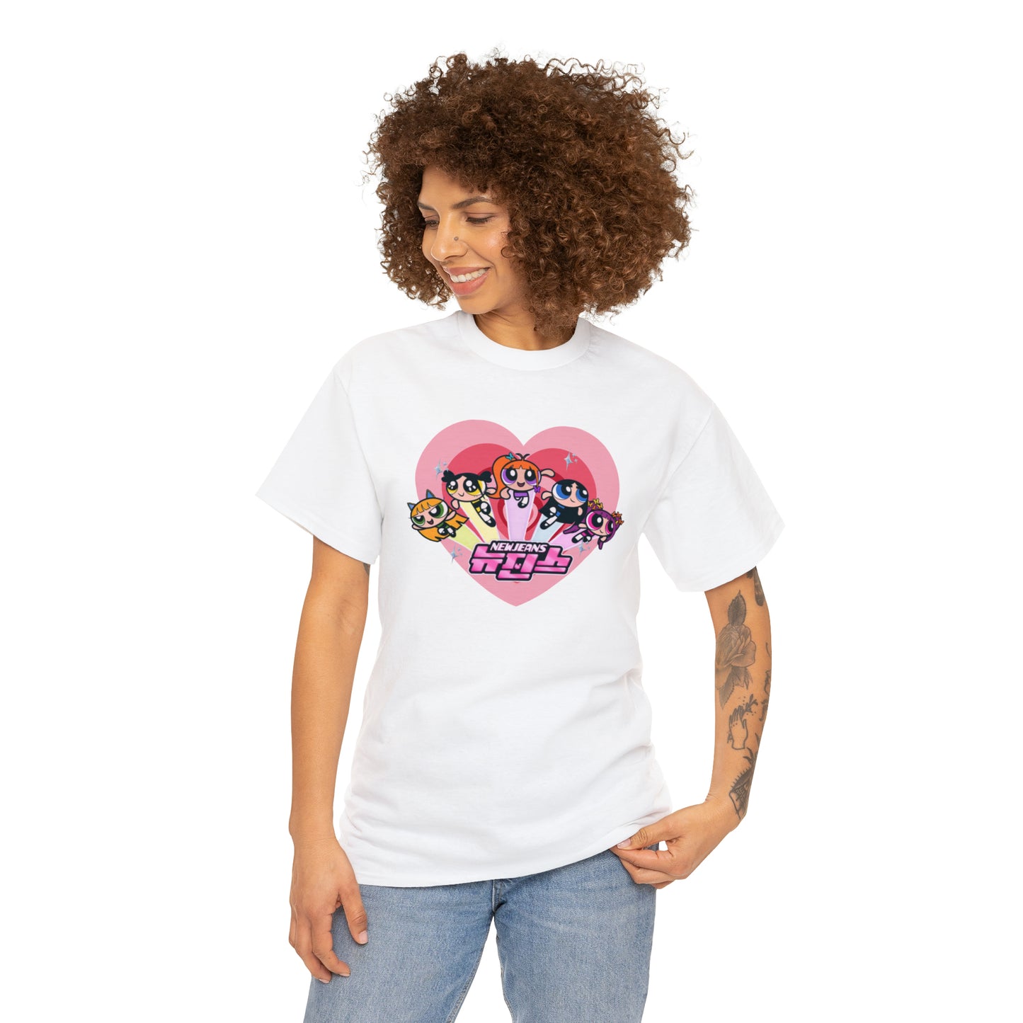 New Jeans X Power Puff Girls T-shirt | New Jeans