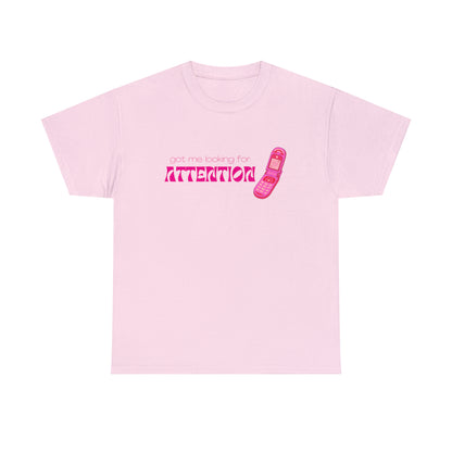 Got Me Looking For Attention (Pink) T-Shirt | New Jeans