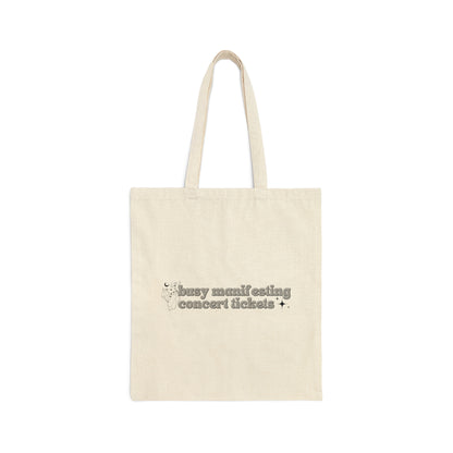 Busy Manifesting Concert Tickets Tote Bag