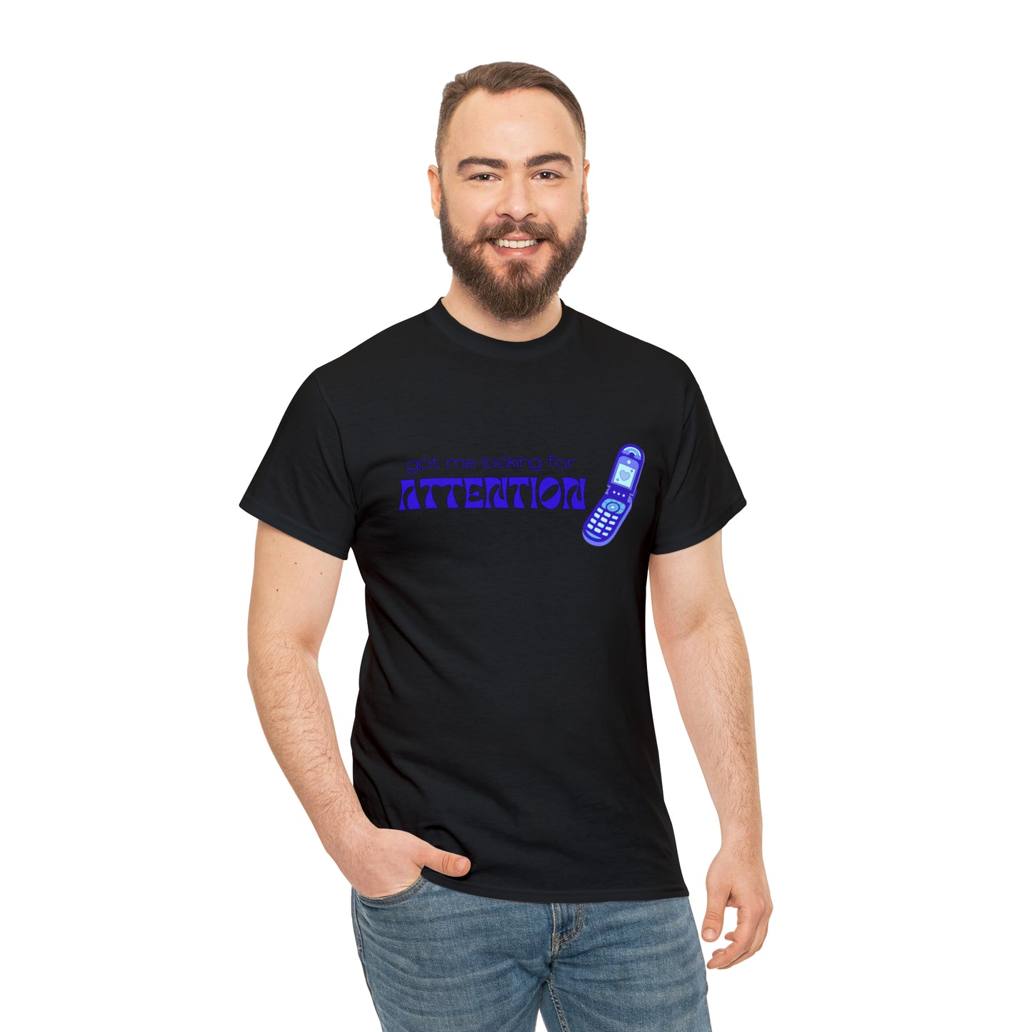 Got Me Looking For Attention (Blue) T-shirt | New Jeans