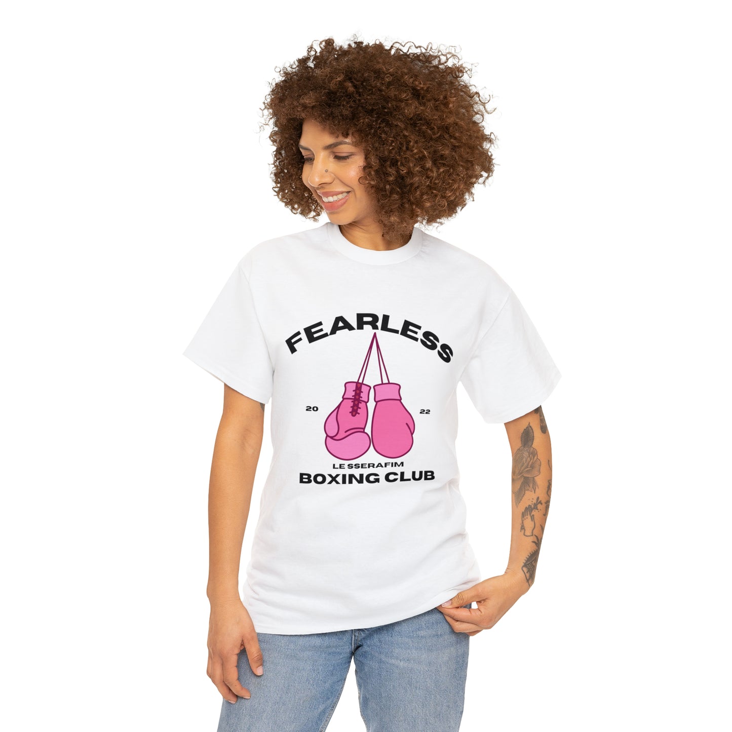 Fearless Boxing Club T-shirt | LESSERAFIM