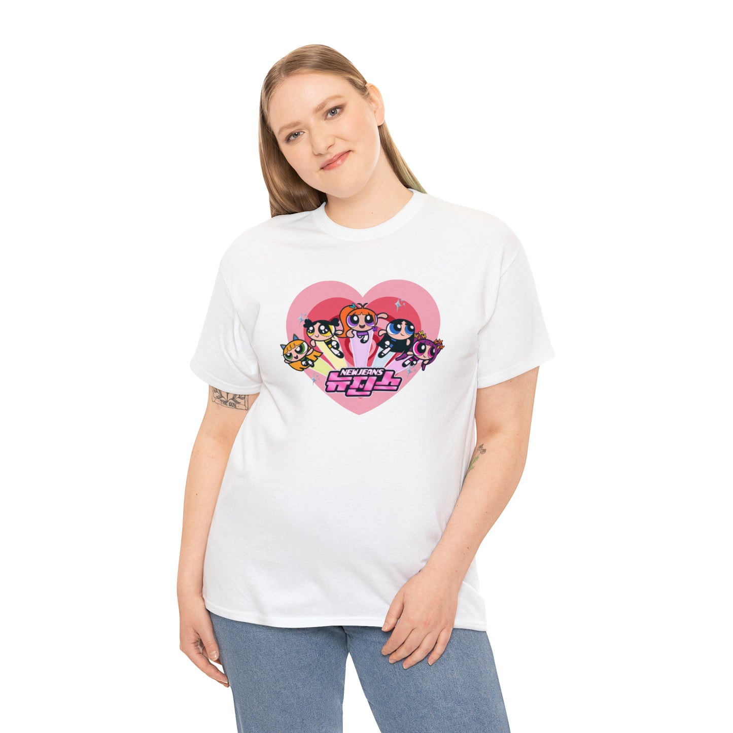 New Jeans X Power Puff Girls T-shirt | New Jeans