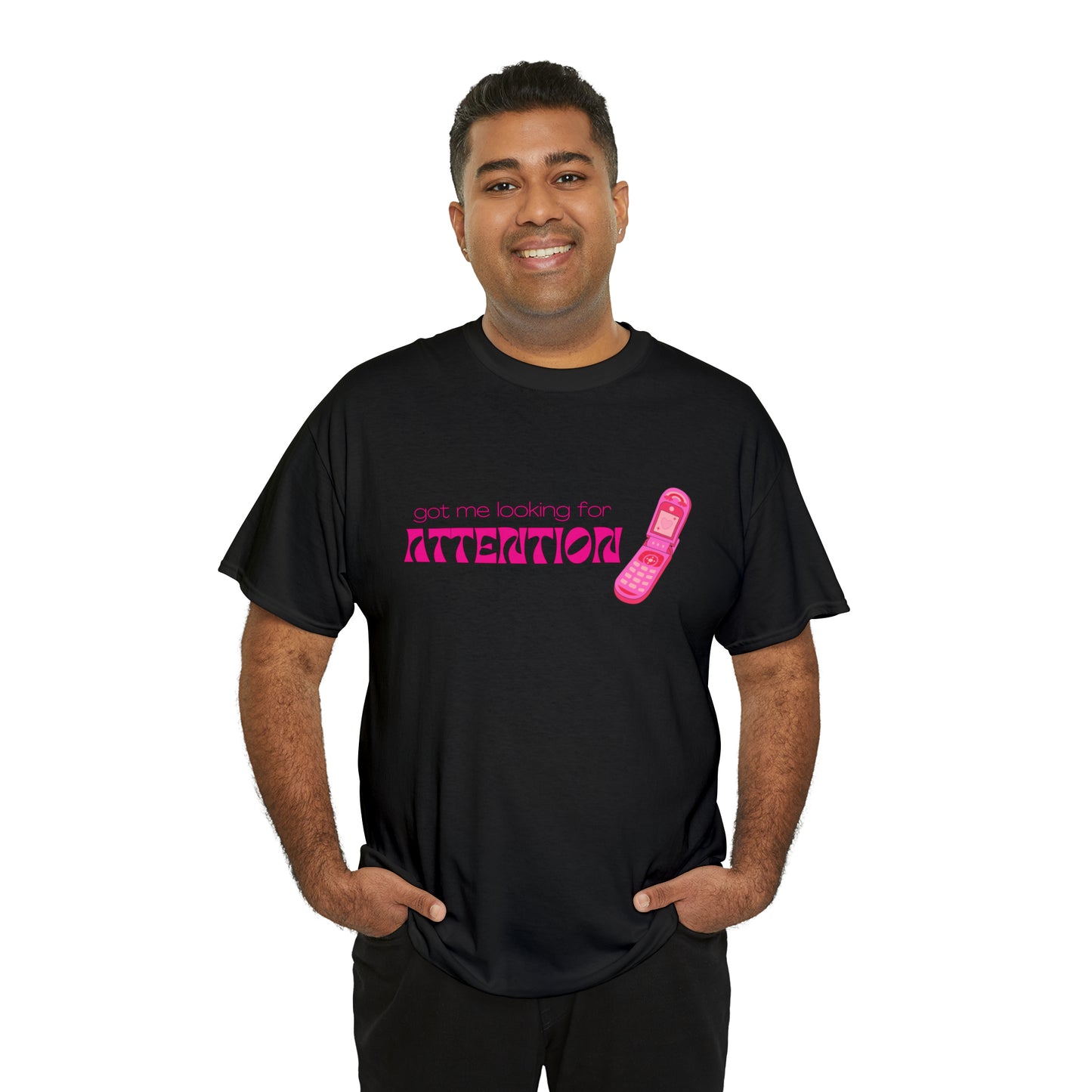 Got Me Looking For Attention (Pink) T-Shirt | New Jeans