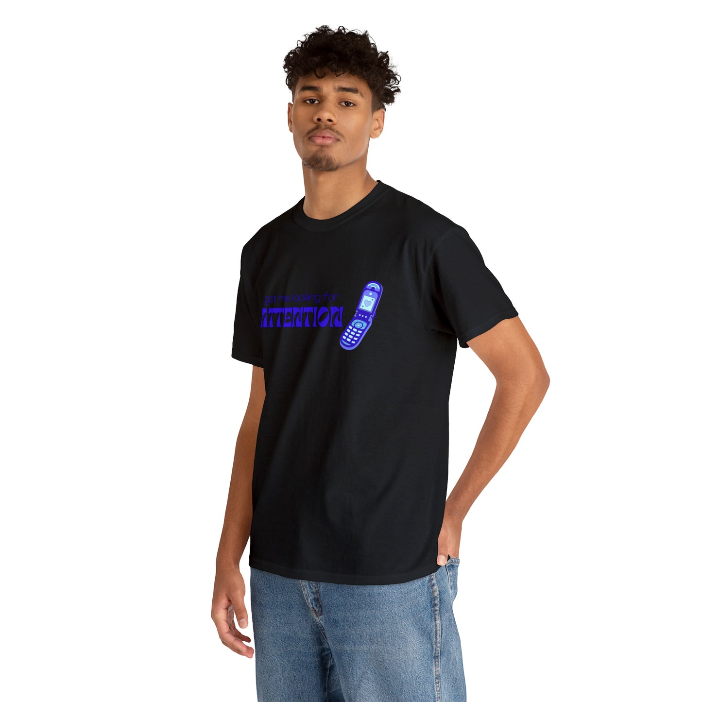 Got Me Looking For Attention (Blue) T-shirt | New Jeans