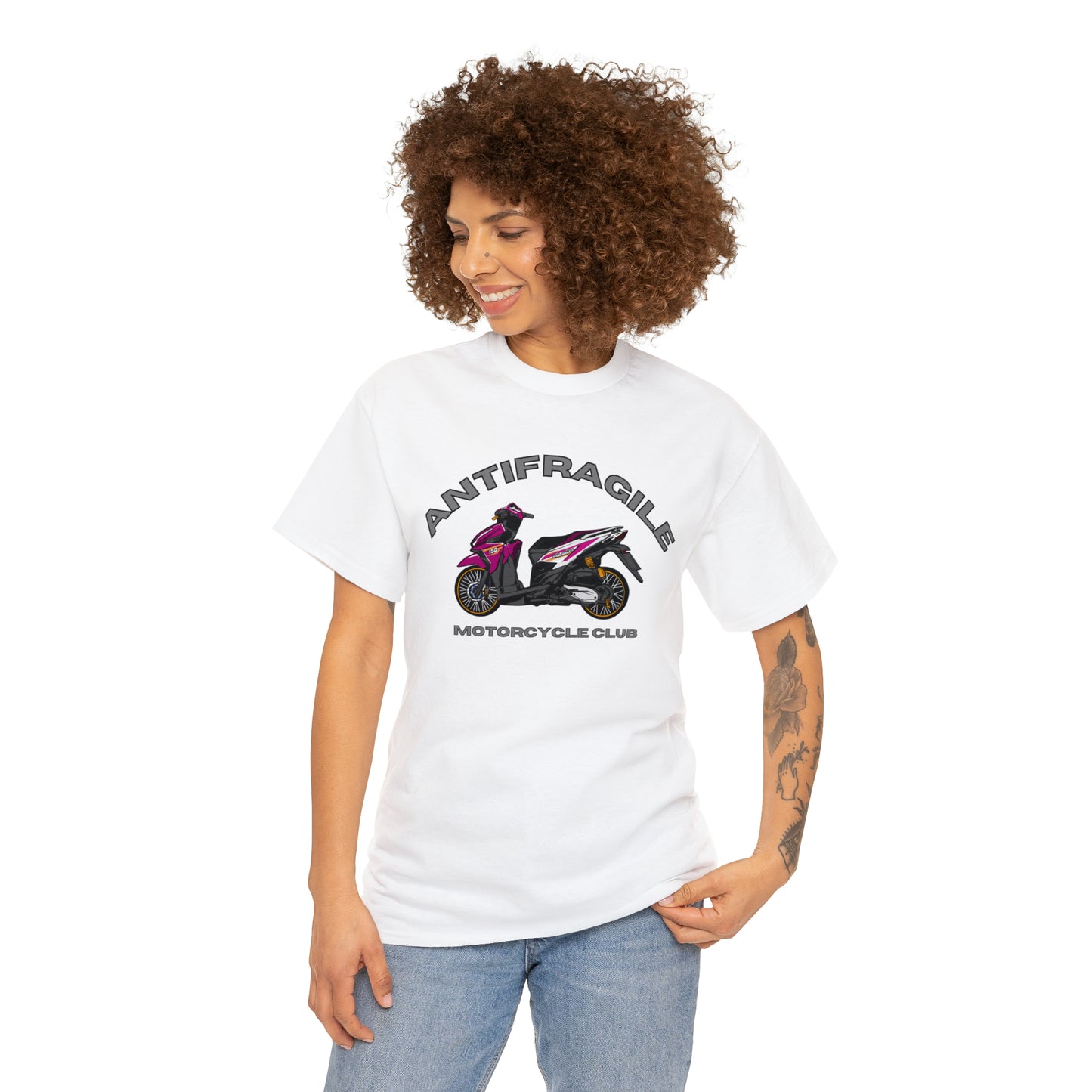 Antifragile Motorcycle Club T-shirt | LESSERAFIM