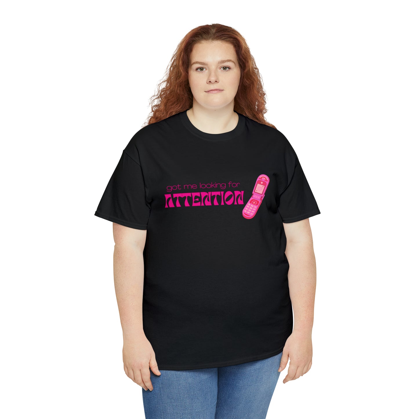 Got Me Looking For Attention (Pink) T-Shirt | New Jeans