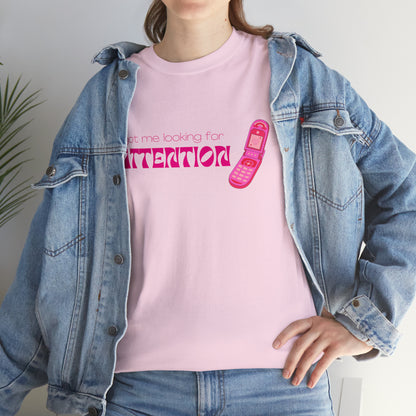 Got Me Looking For Attention (Pink) T-Shirt | New Jeans