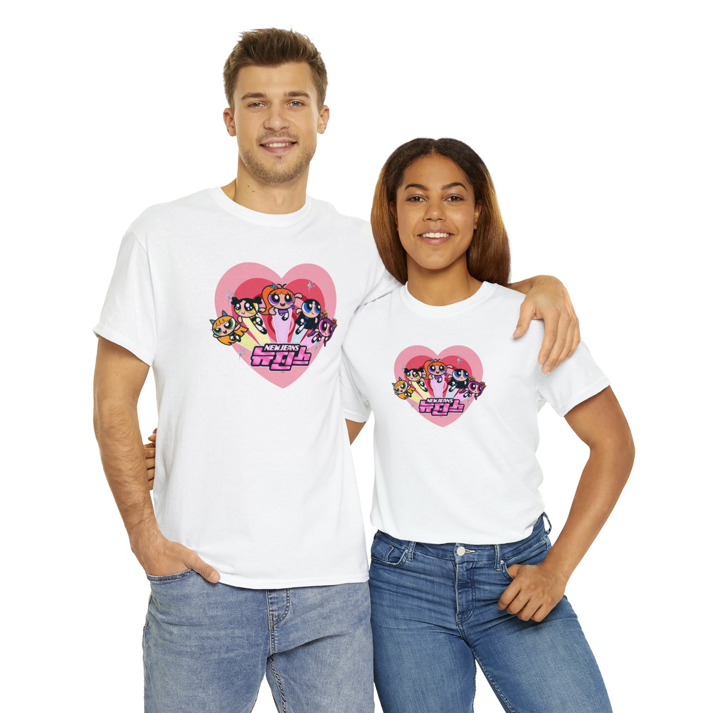 New Jeans X Power Puff Girls T-shirt | New Jeans