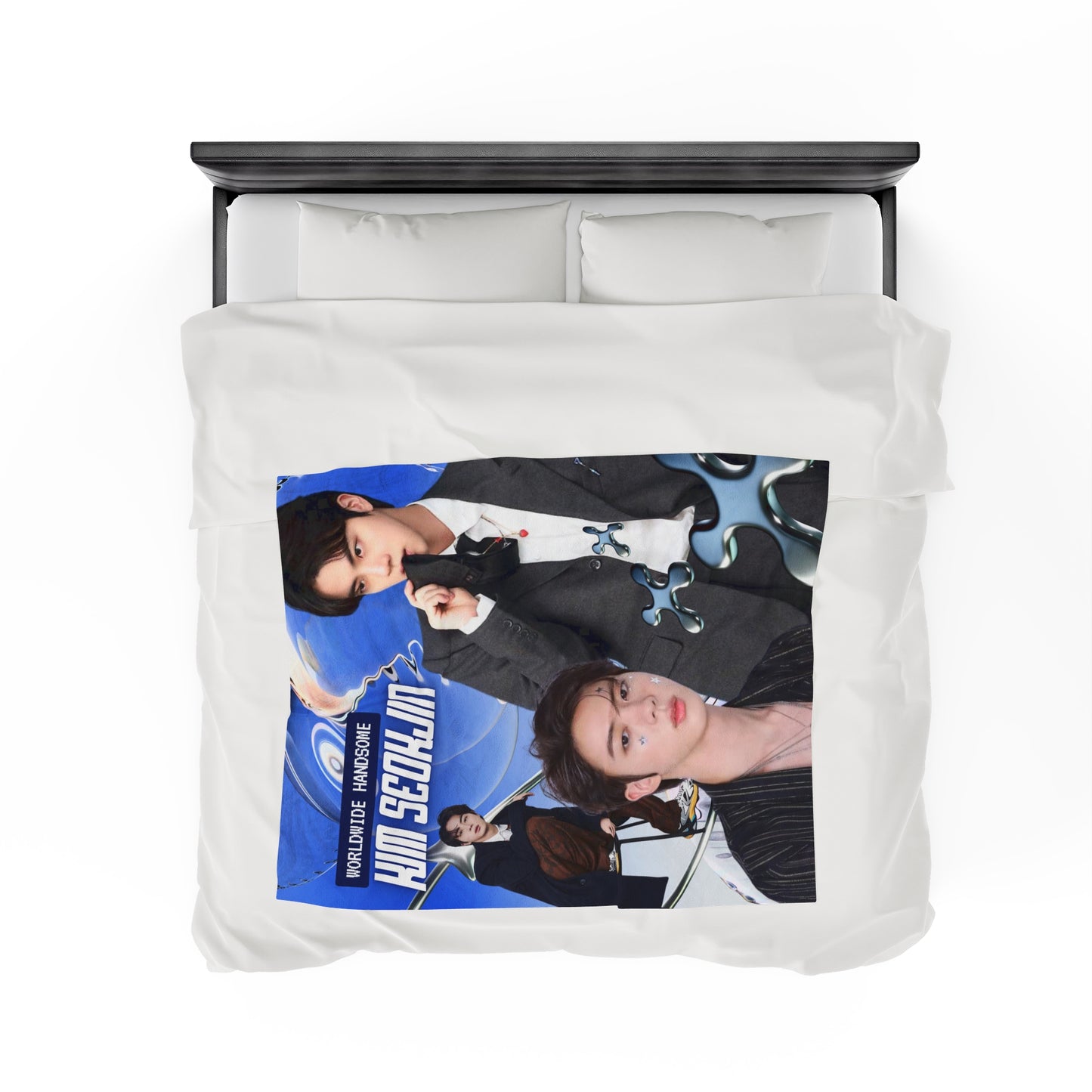 Kim Seokjin BTS Velveteen Plush Blanket