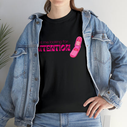 Got Me Looking For Attention (Pink) T-Shirt | New Jeans