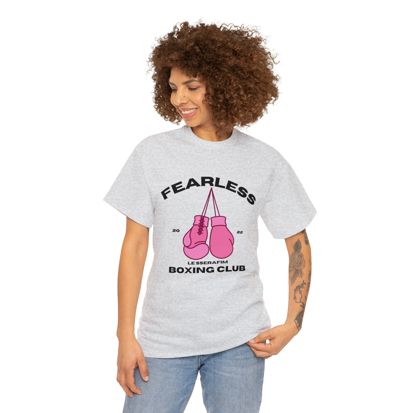 Fearless Boxing Club T-shirt | LESSERAFIM