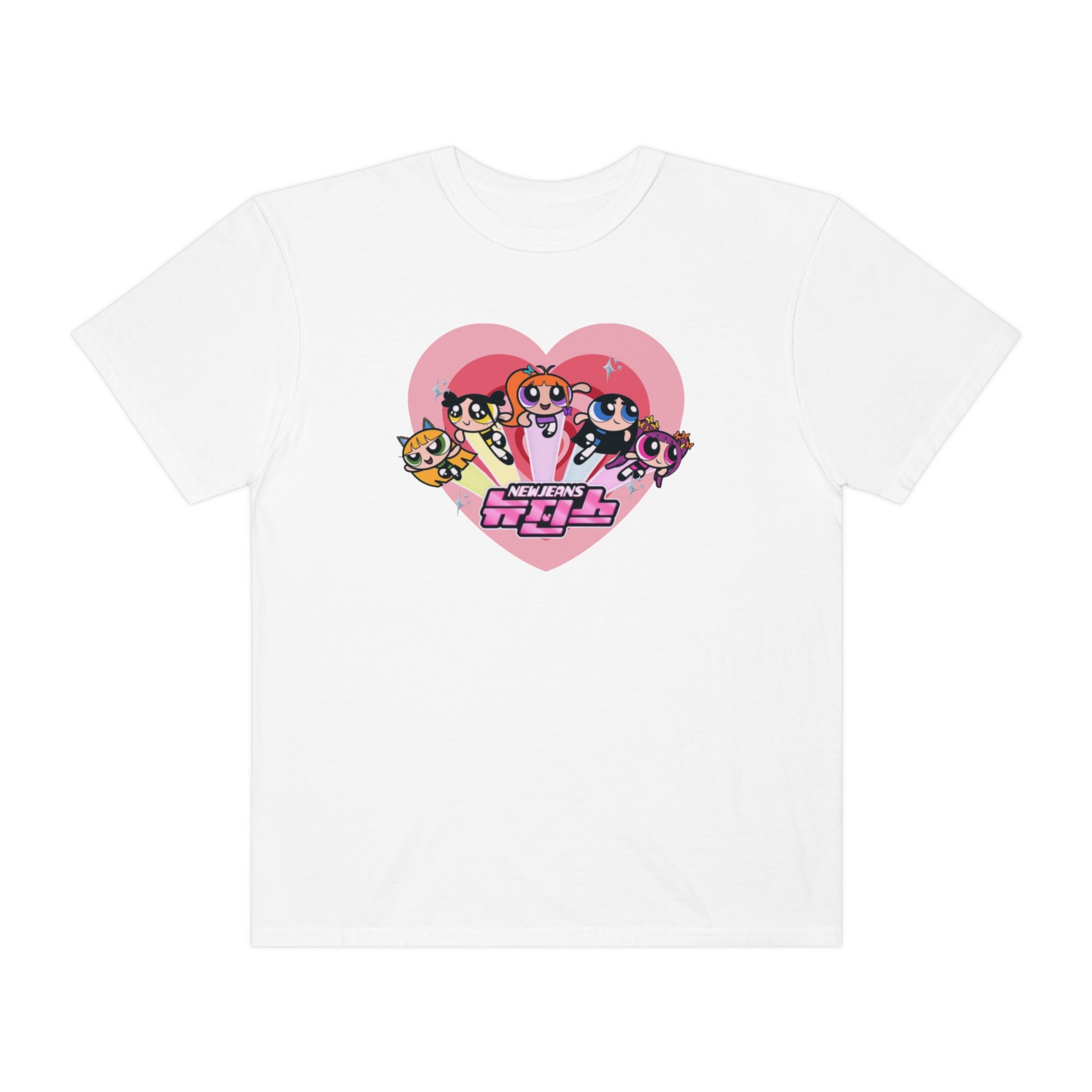 NewJeans Album Get Up Powerpuff Girls Poster T-shirt