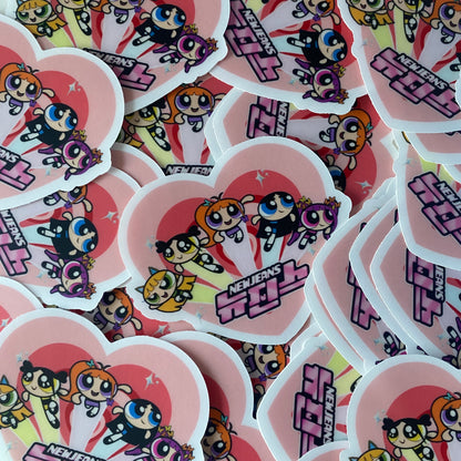 New Jeans x Power Puff Girls Sticker