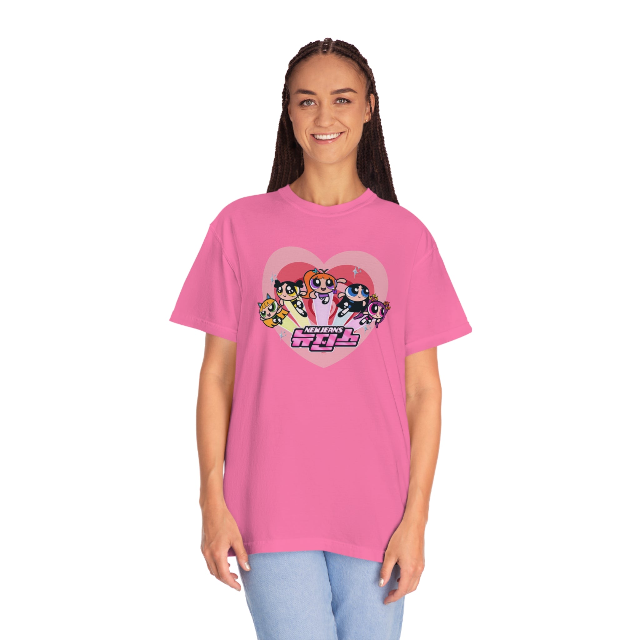 New Jeans X Power Puff Girls T-shirt | New Jeans (Premium)