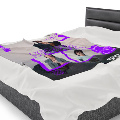 Jungkook Seven Velveteen Plush Blanket