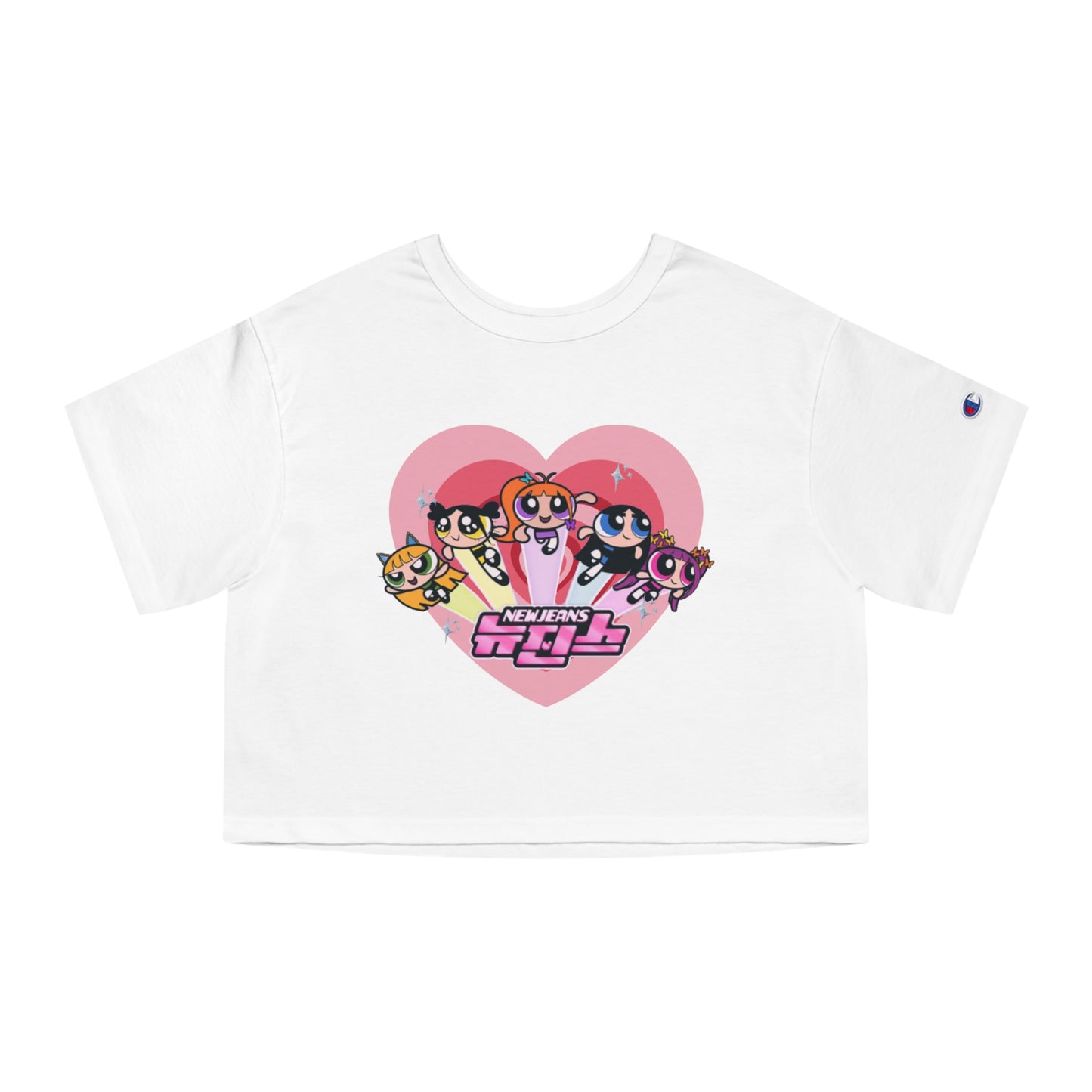 New Jeans X Powerpuff Girls Cropped T-Shirt