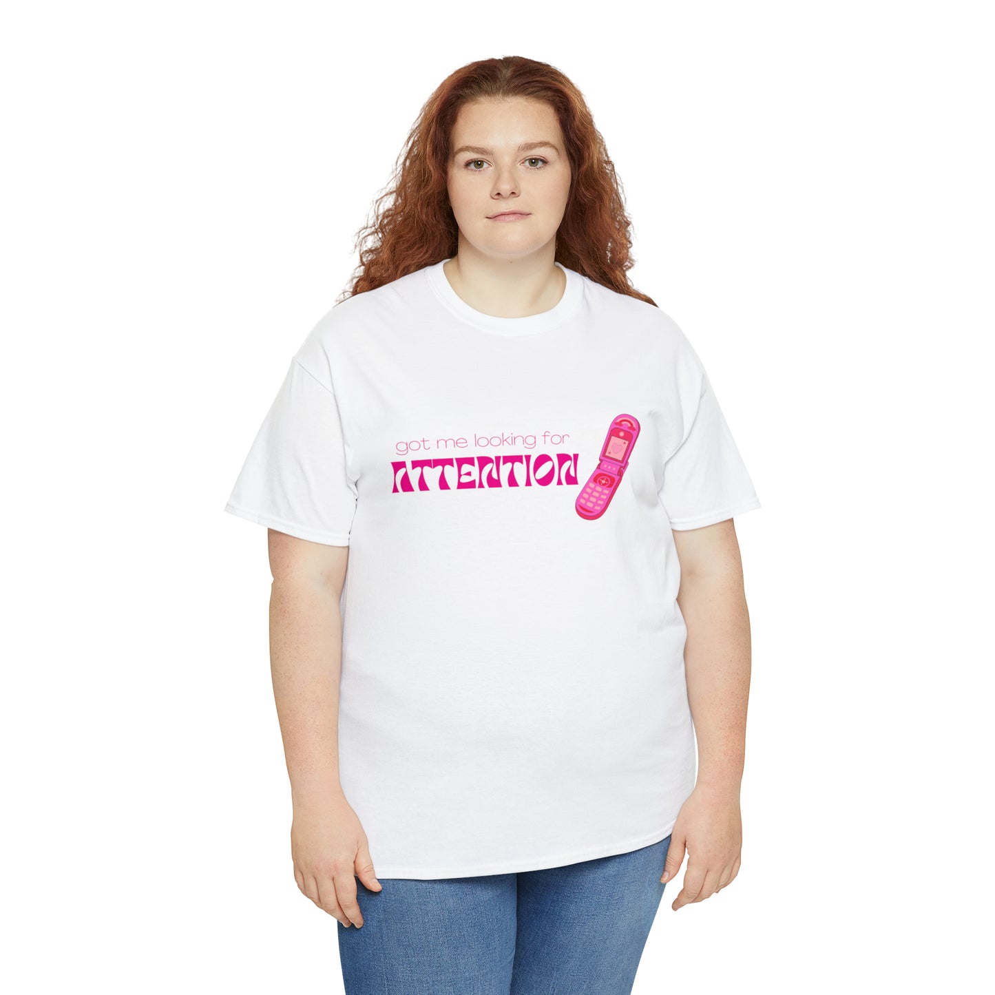 Got Me Looking For Attention (Pink) T-Shirt | New Jeans