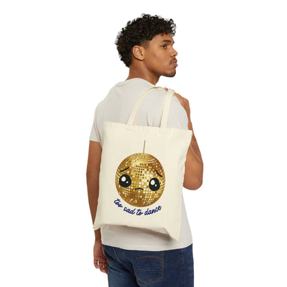 Too Sad To Dance Tote Bag | Golden BTS Jungkook