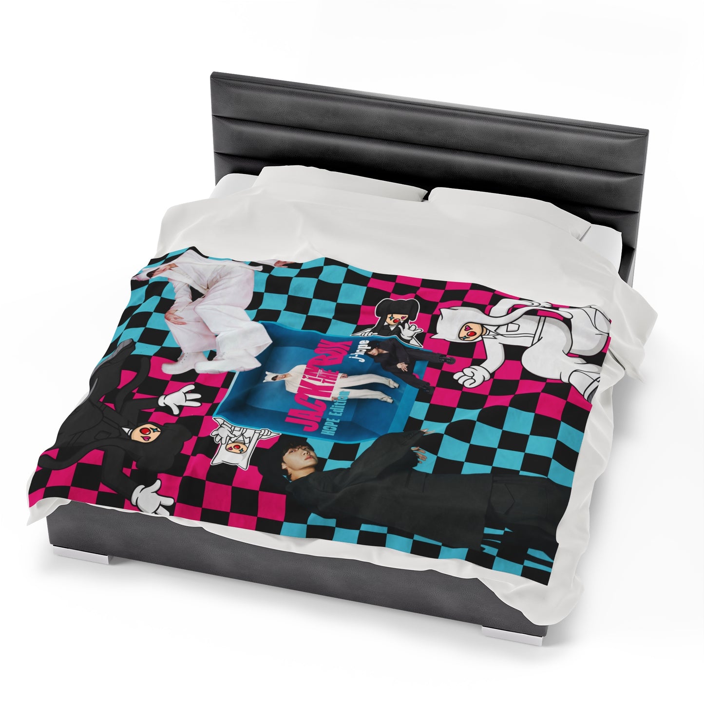 Jack in the Box Velveteen Plush Blanket | BTS j-hope/Hobi