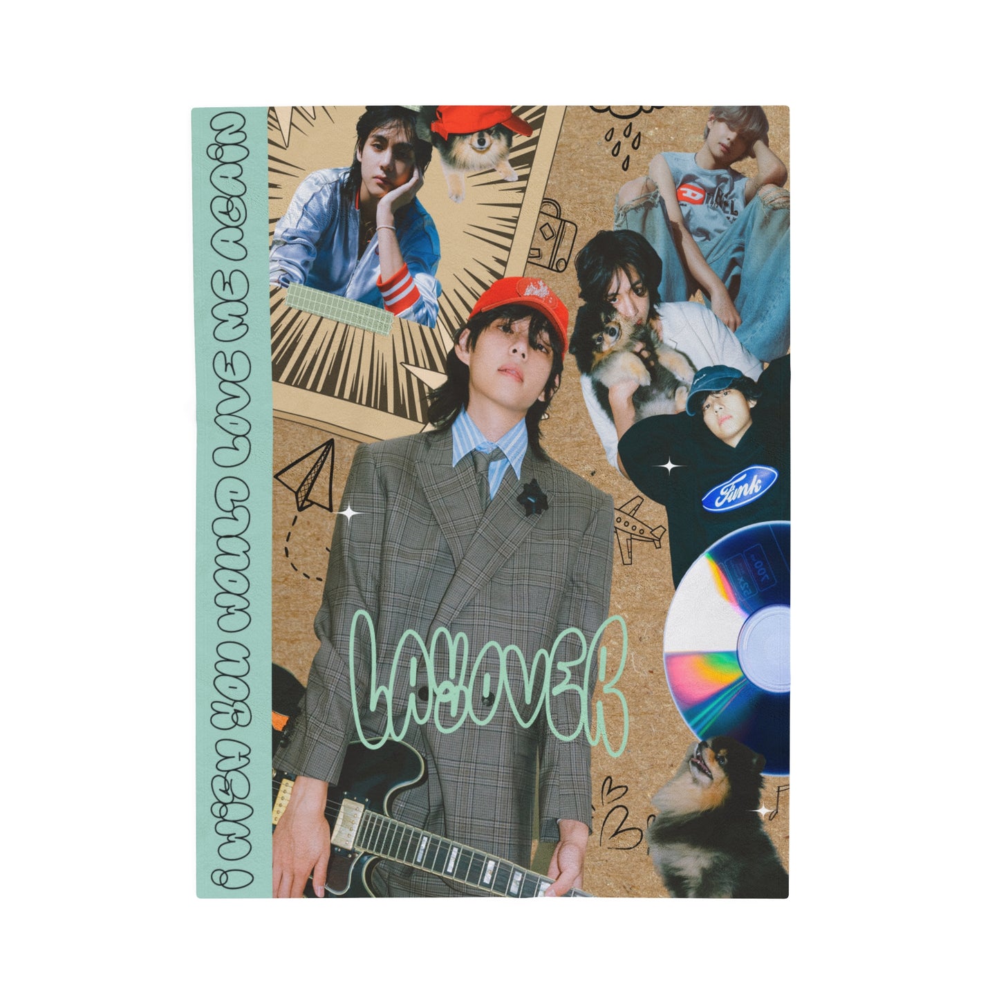 LayoVer Velveteen Plush Blanket | V / Taehyung BTS