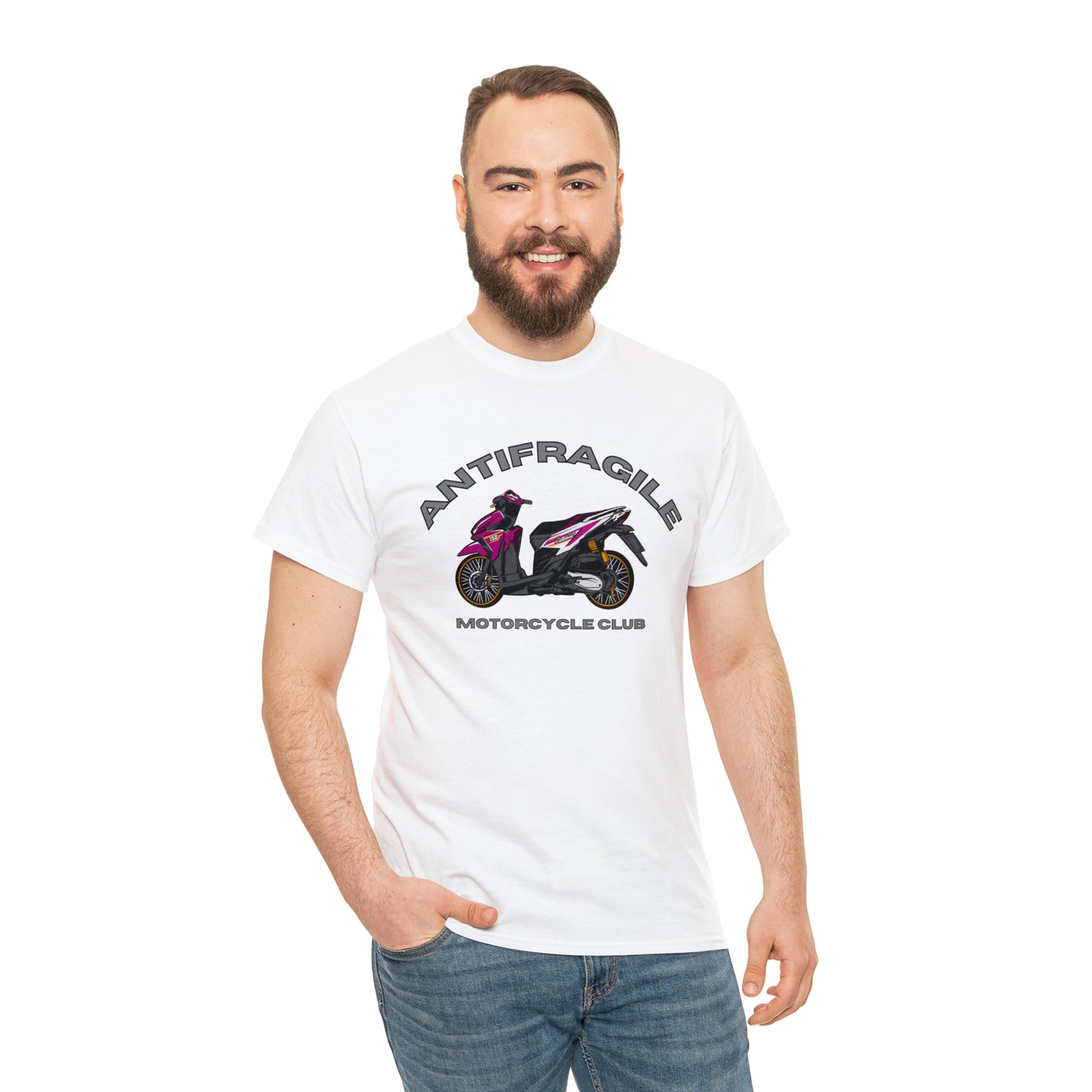 Antifragile Motorcycle Club T-shirt | LESSERAFIM