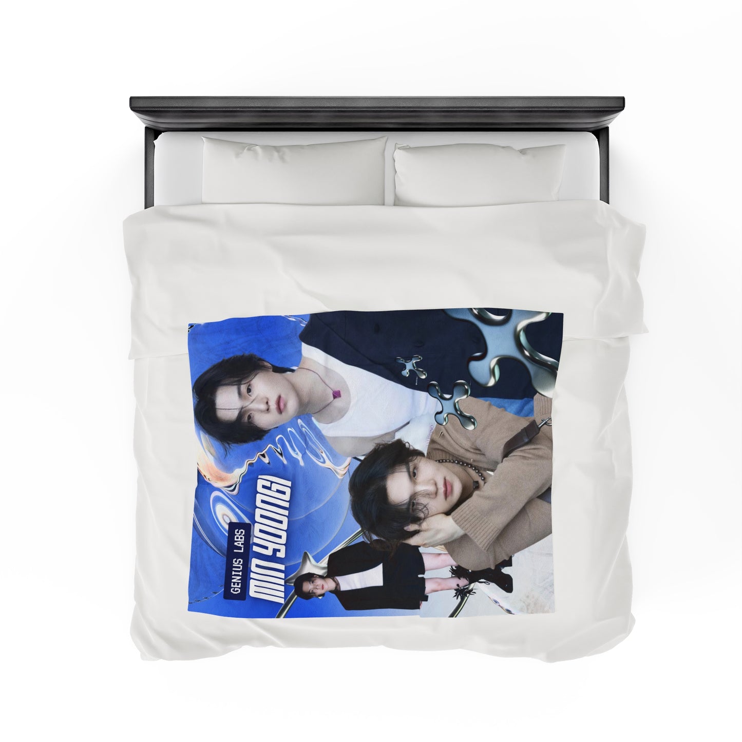 Min Yoongi | Suga BTS Velveteen Plush Blanket