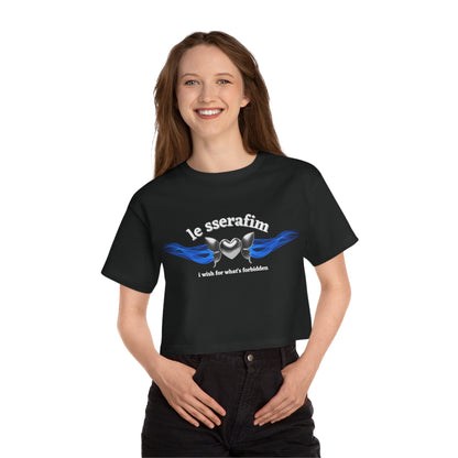 Eve, Psyche and the Bluebeard's Wife Champions Cropped T-Shirt | LESSERAFIM (Premium)