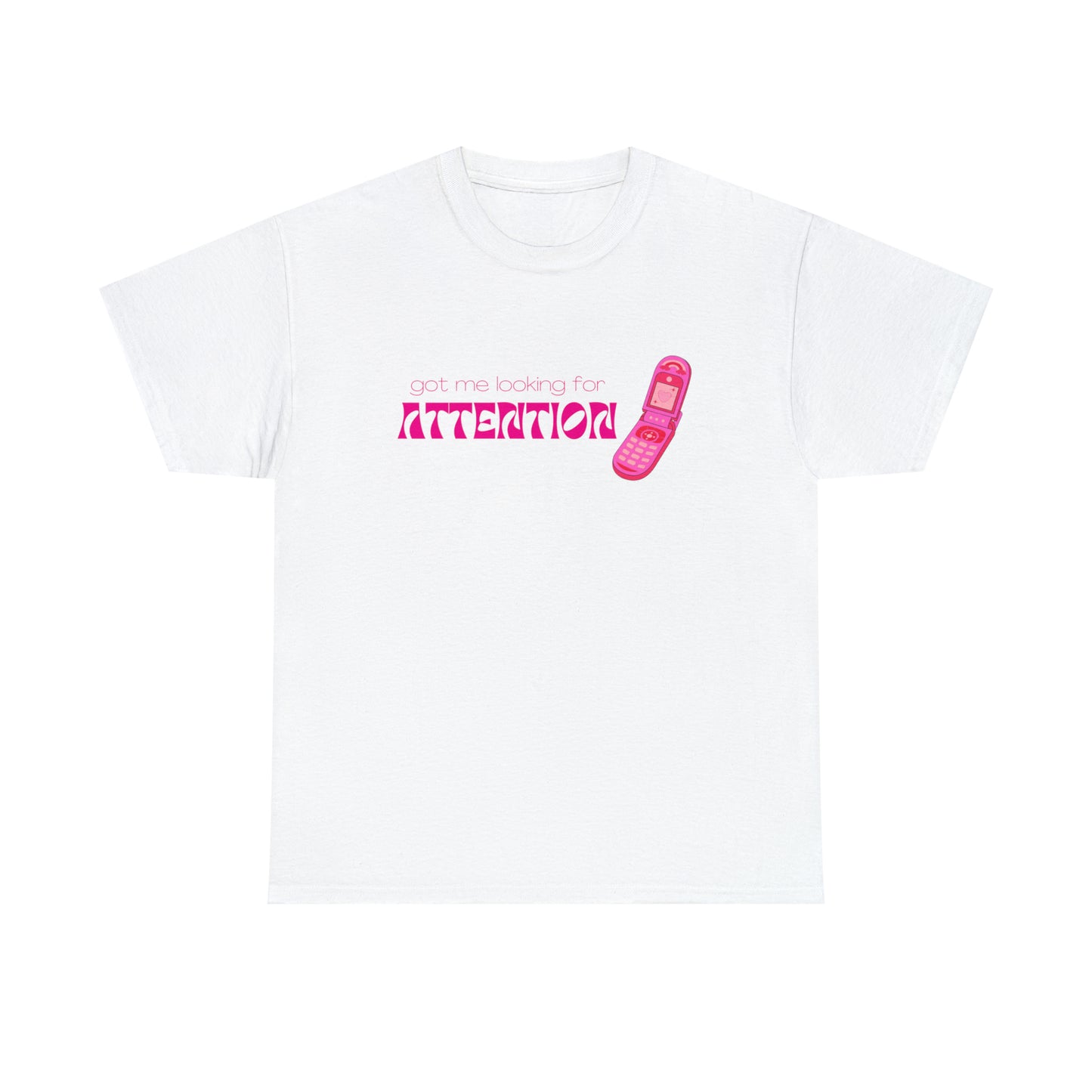 Got Me Looking For Attention (Pink) T-Shirt | New Jeans