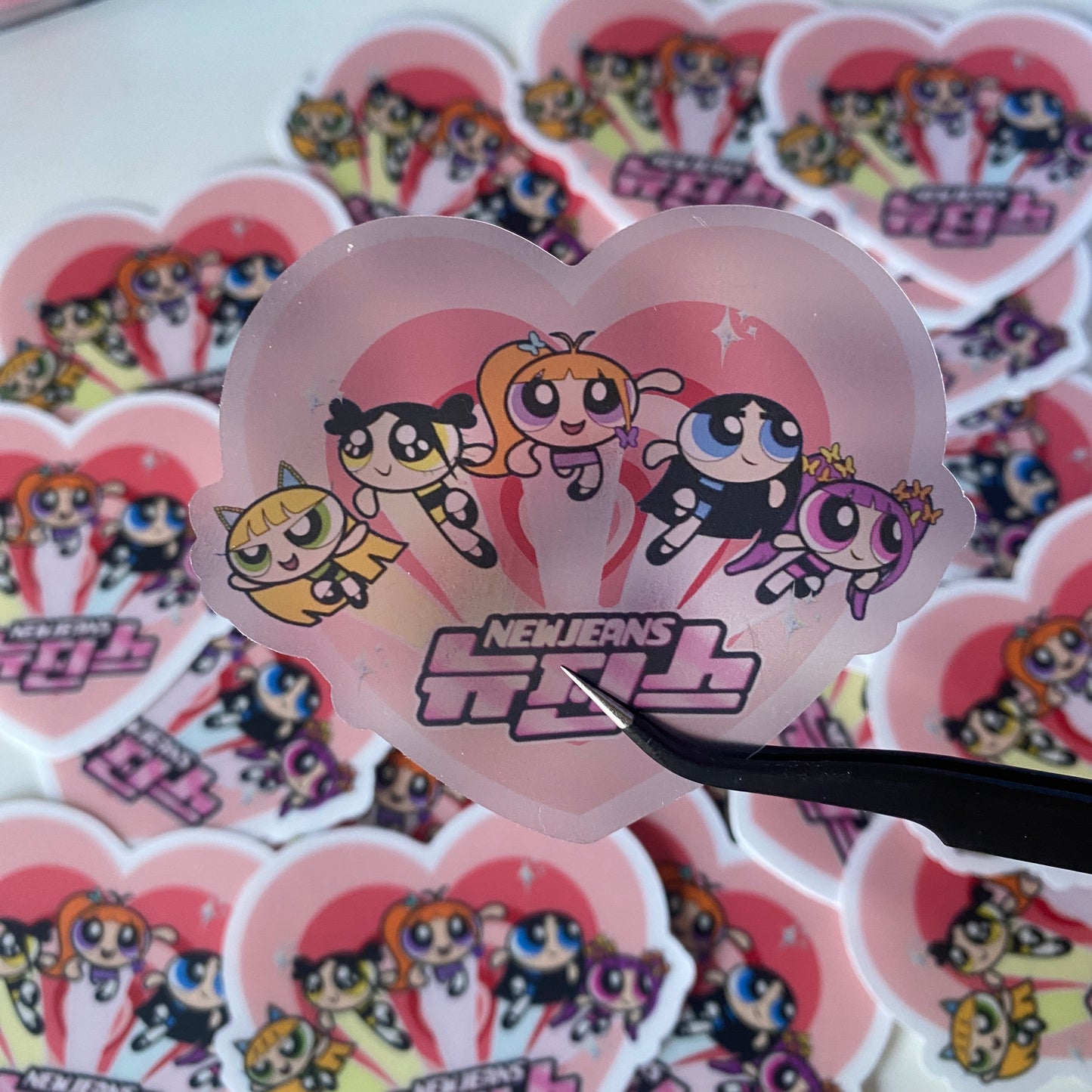 New Jeans x Power Puff Girls Sticker