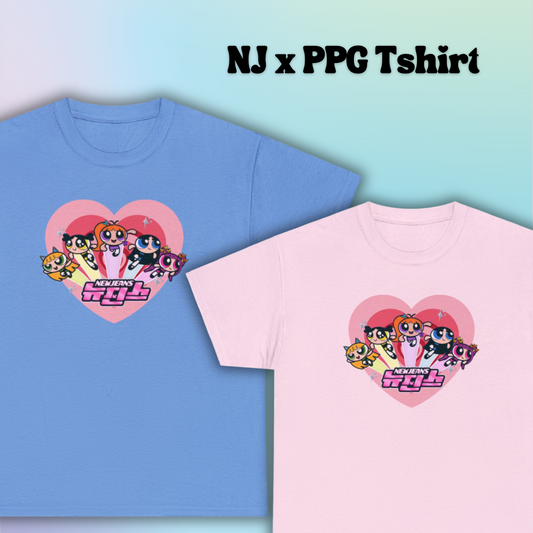 New Jeans X Power Puff Girls T-shirt | New Jeans