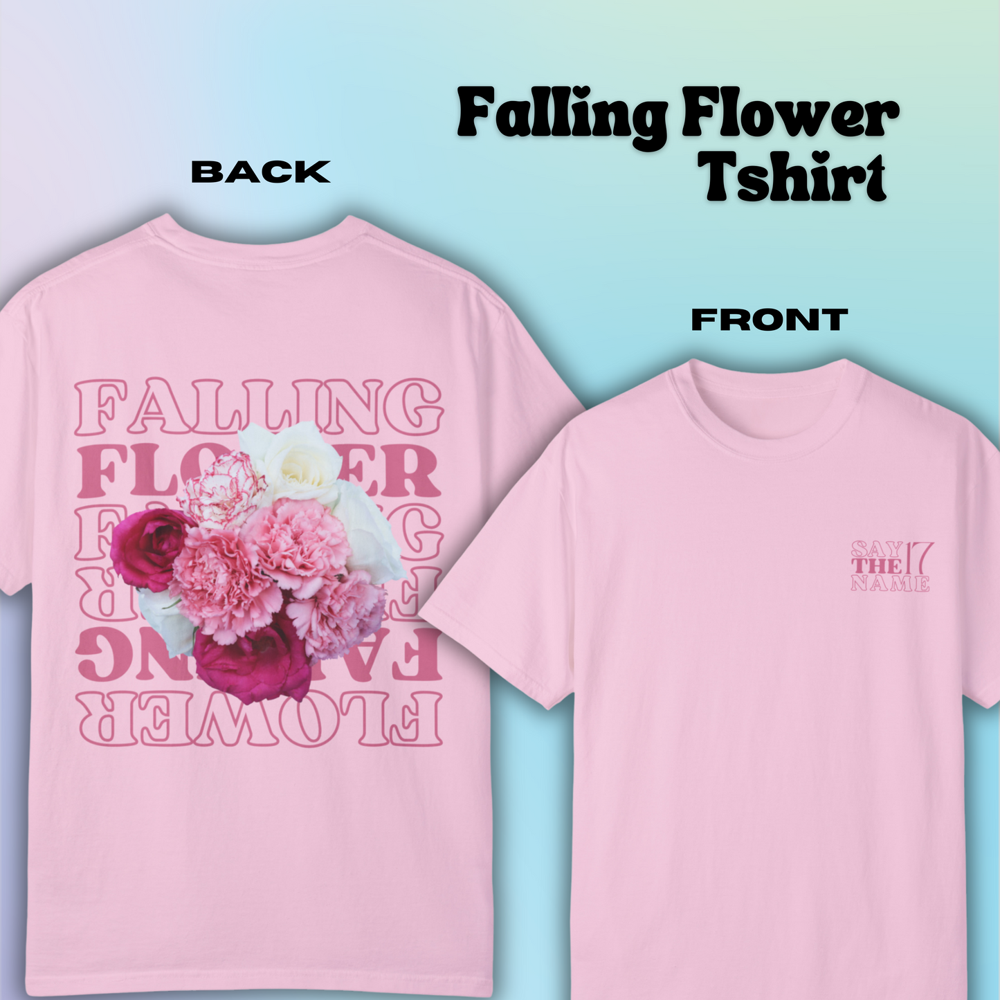 Falling Flower T-shirt | Seventeen (Premium)