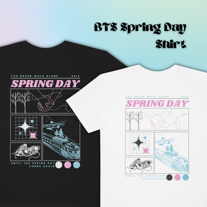 Spring Day Ver 2 T-shirt | BTS (Premium)