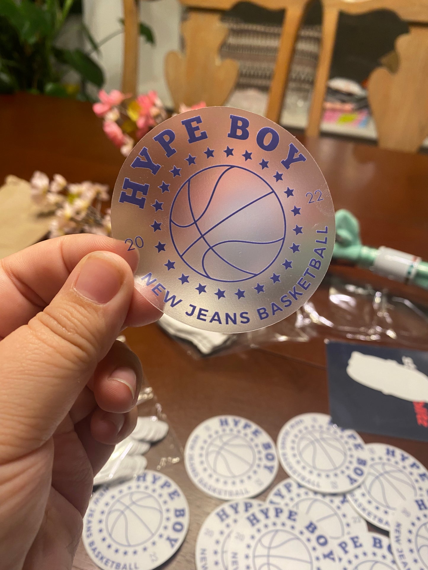 Hype Boy Basketball Sticker | New Jeans