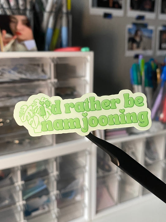 I’d rather be namjooning sticker | BTS