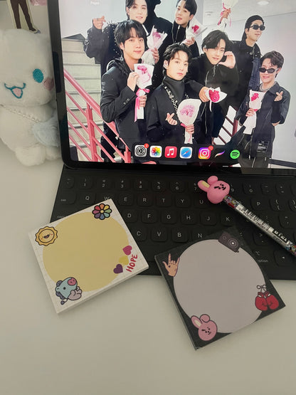 BTS-core Themed Sticky Notes